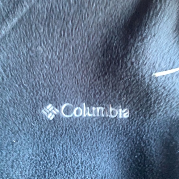 Columbia black fleece jacket  sz Petite  Medium - Picture 2 of 6